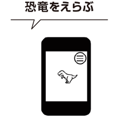 恐竜をえらぶ