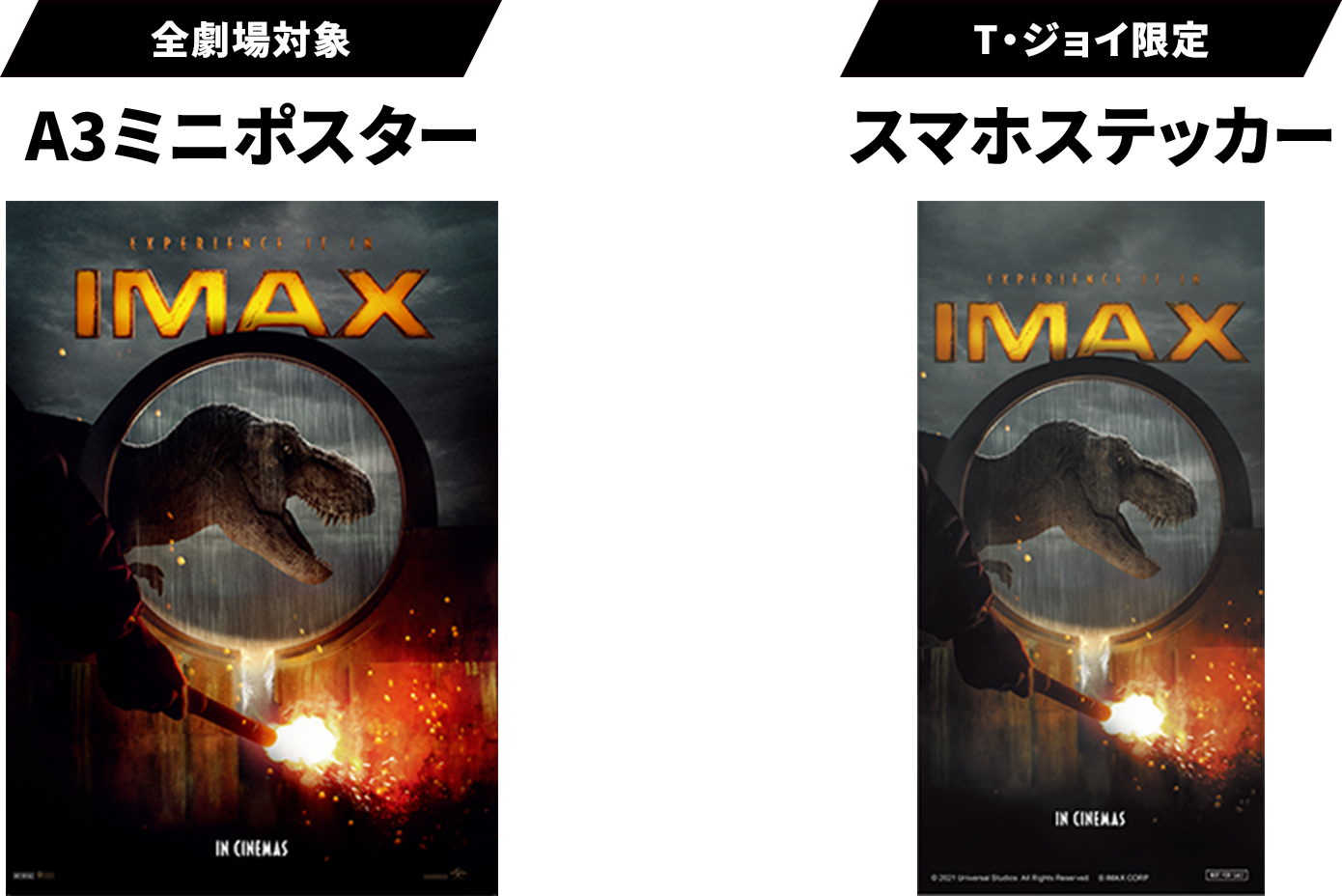 驚きの値段 映画ジェラシック ワールド 新たなる支配者 IMAX入場記念A3ポスター 非売品 額入り 送料510円